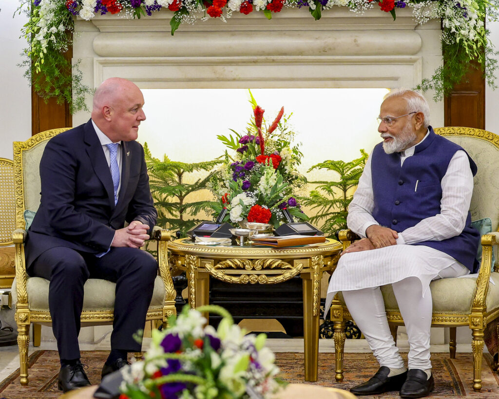PM Modi meets Christopher Luxon
