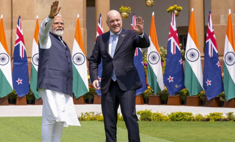 PM Modi meets Christopher Luxon