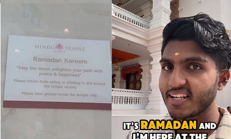 Hindu temple in Dubai shares heartwarming Ramzan gesture of unity