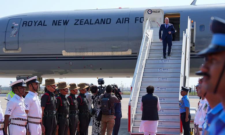 New Zealand PM Luxon arrives on 5-day India visit