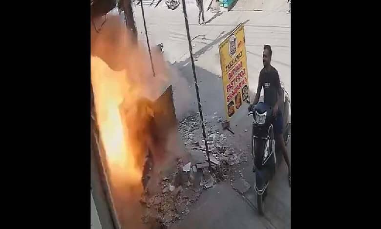 Man injured in explosion at illegal gas filling station at Kukatpally