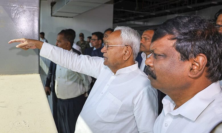 Nitish at inspection