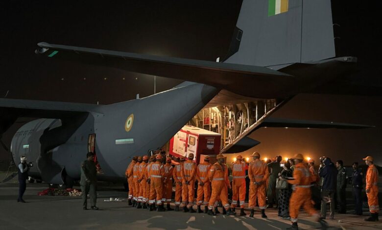 India delivers relief materials to quake-hit Myanmar
