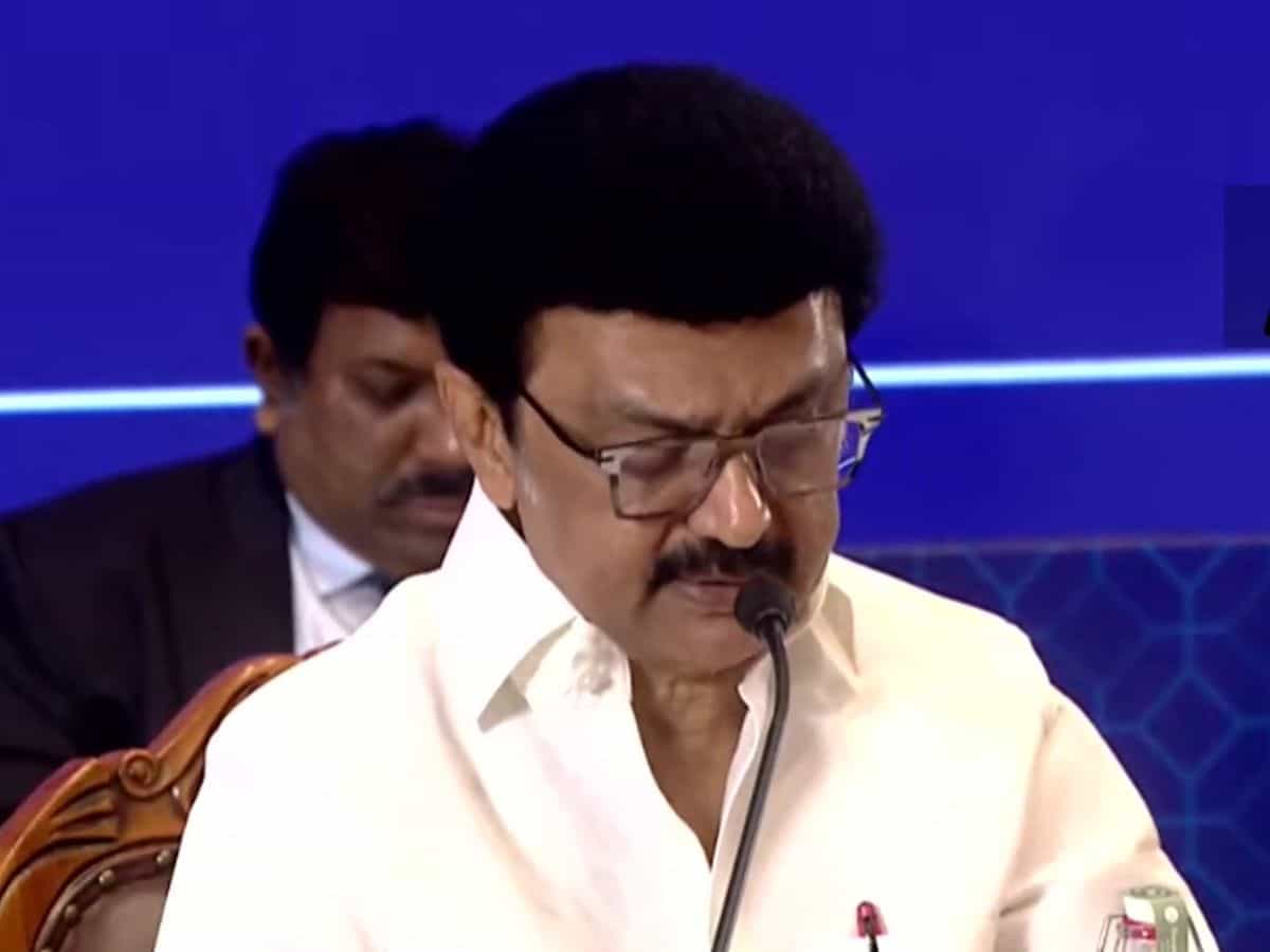 Revanth, KTR attend oppn meeting on delimitation in Chennai
