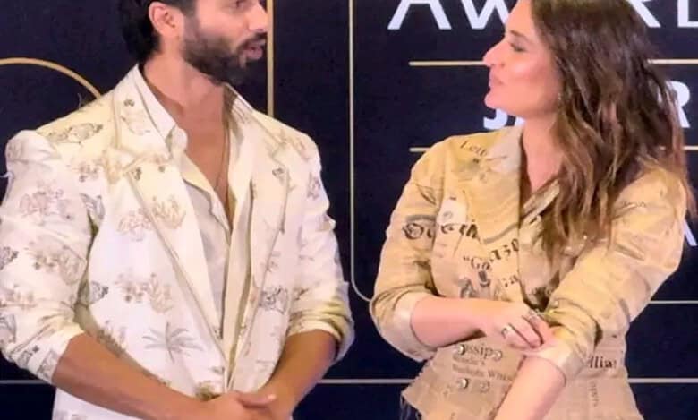 Shahid Kapoor reacts to viral Kareena reunion at IIFA 2025