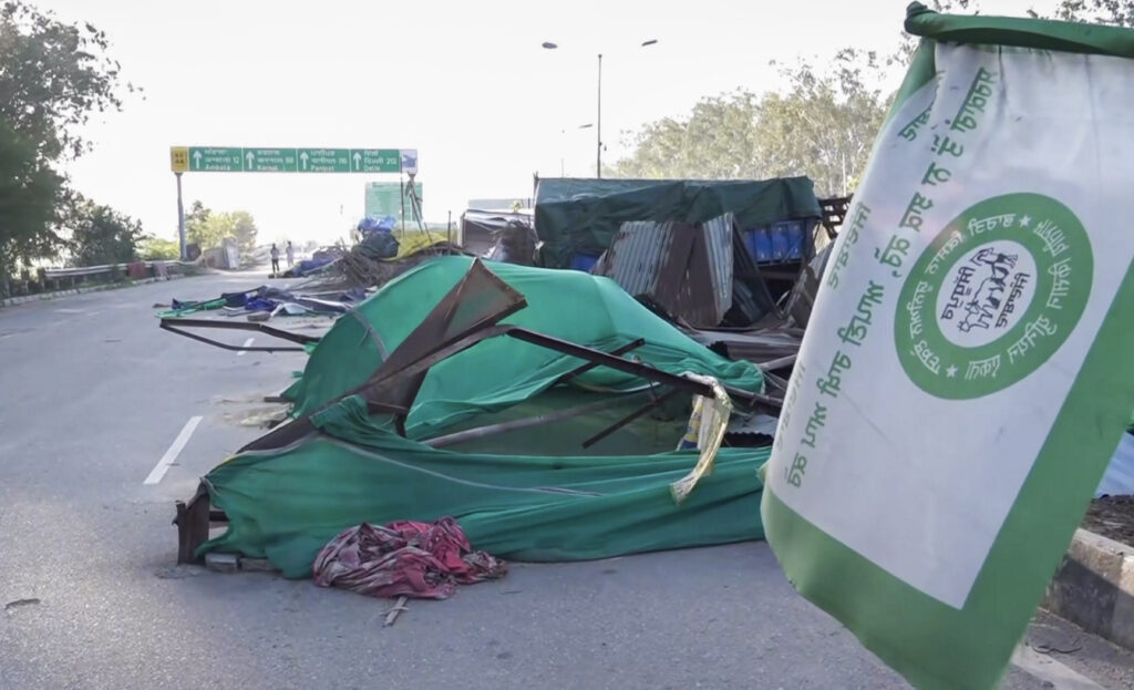 Eviction of farmers from Shambhu border