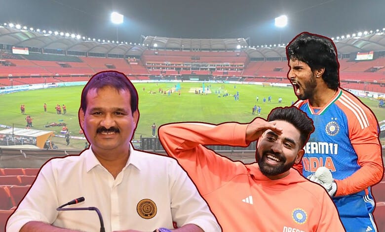 Arishnapally Jaganmohan Rao, Mohammed Siraj and Tilak Varma Telangana Premier League