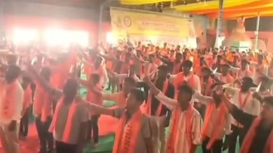 VHP distributes 'trishuls' in Telangana