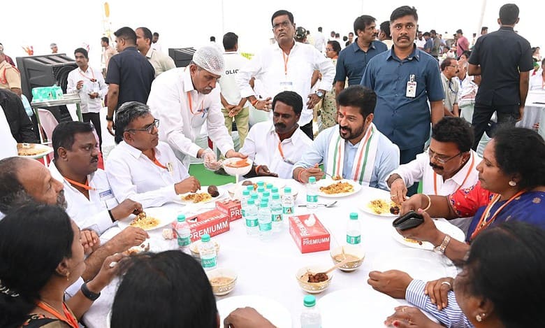 Telangana CM highlights govt's one-year achievements; slams BJP, BRS