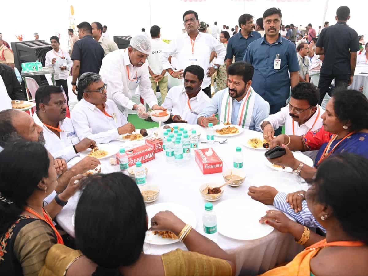 Telangana CM highlights govt's one-year achievements; slams BJP, BRS