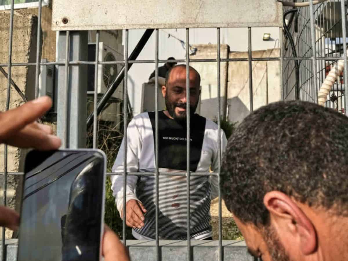 Oscar-winning Palestinian director released from Israeli detention