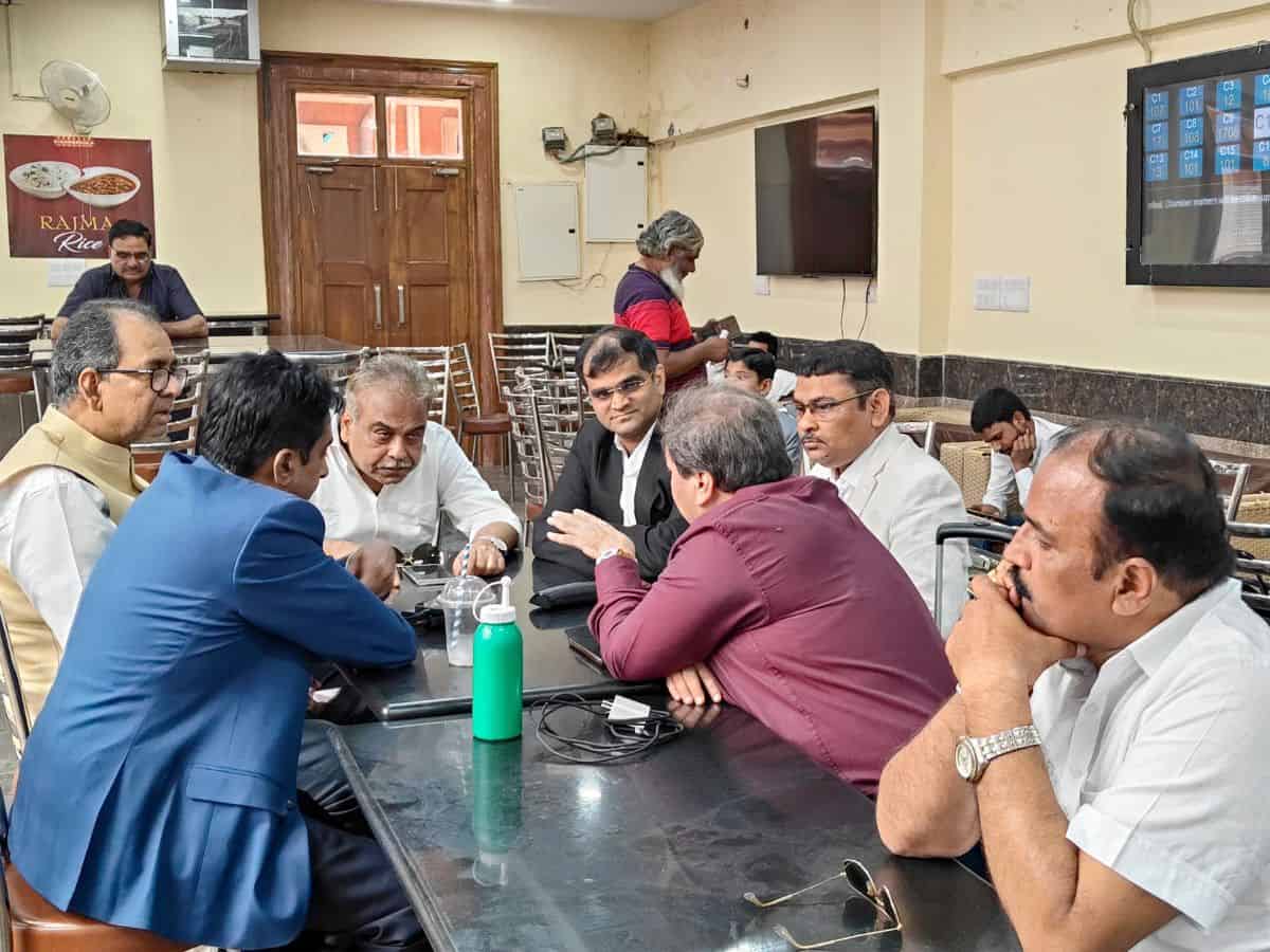 bar association presidents and members at the Supreme Court canteen in New Delhi