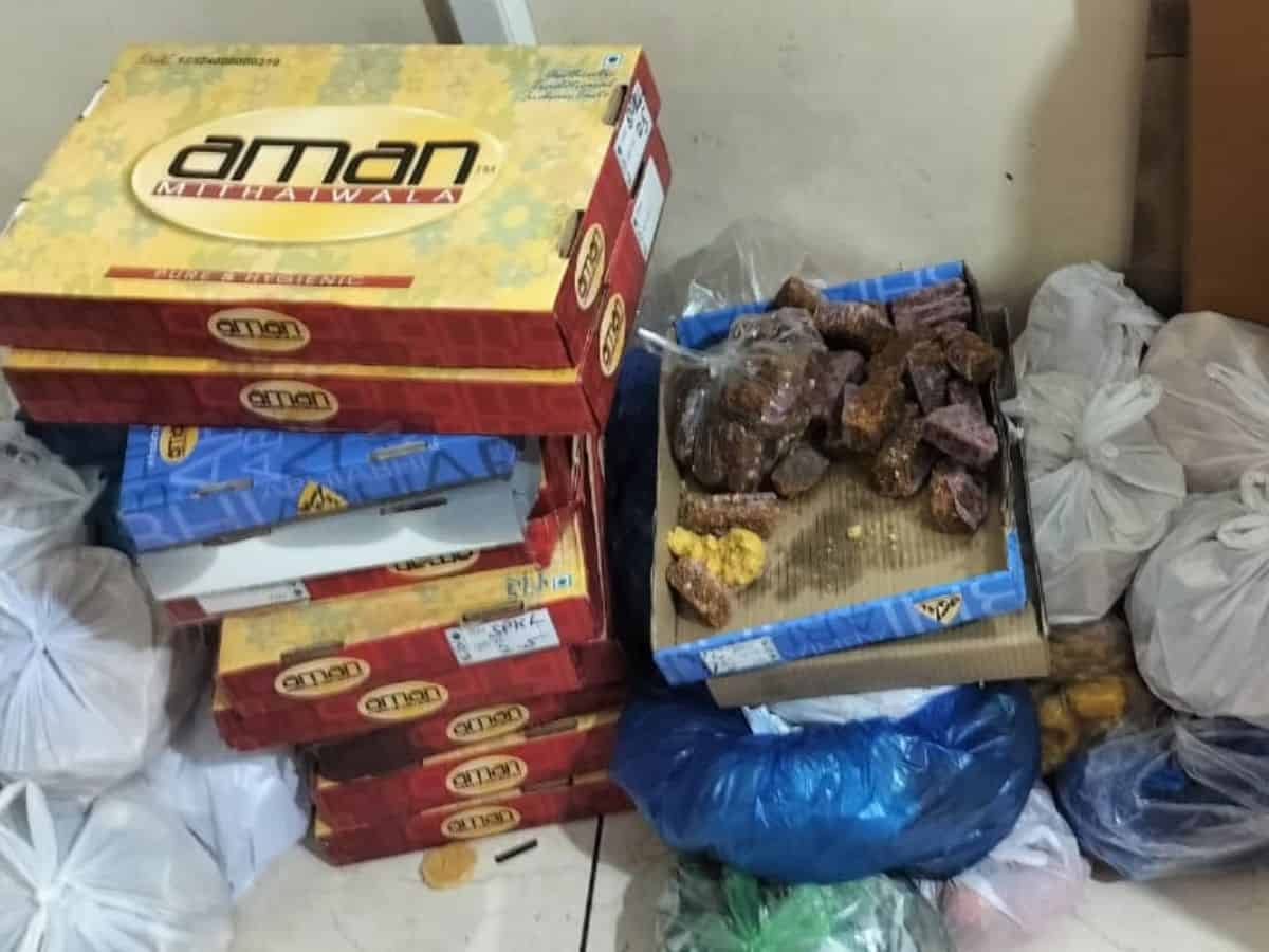Food raid at popular sweet shop in Madhapur, license cancelled