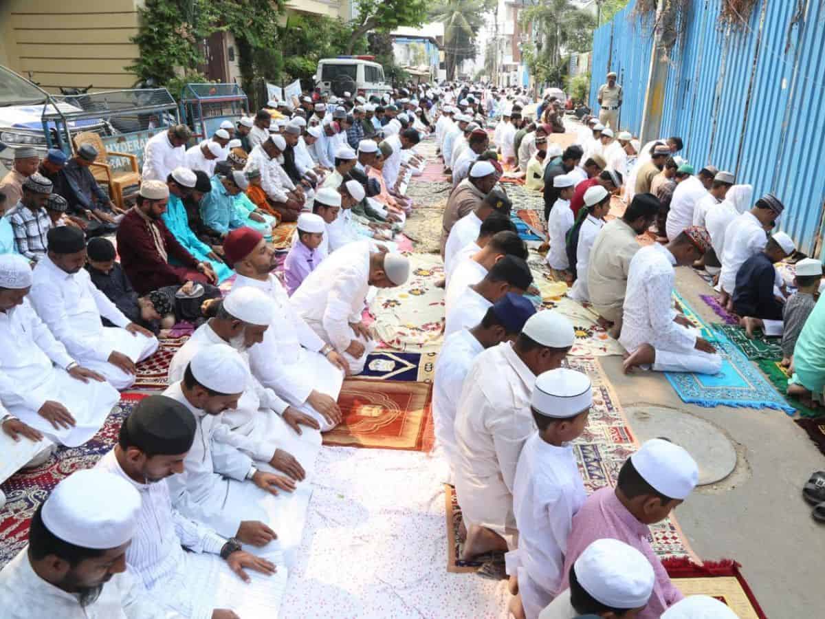 Eid-ul-fitr celebrated with joy and devotion across Telangana