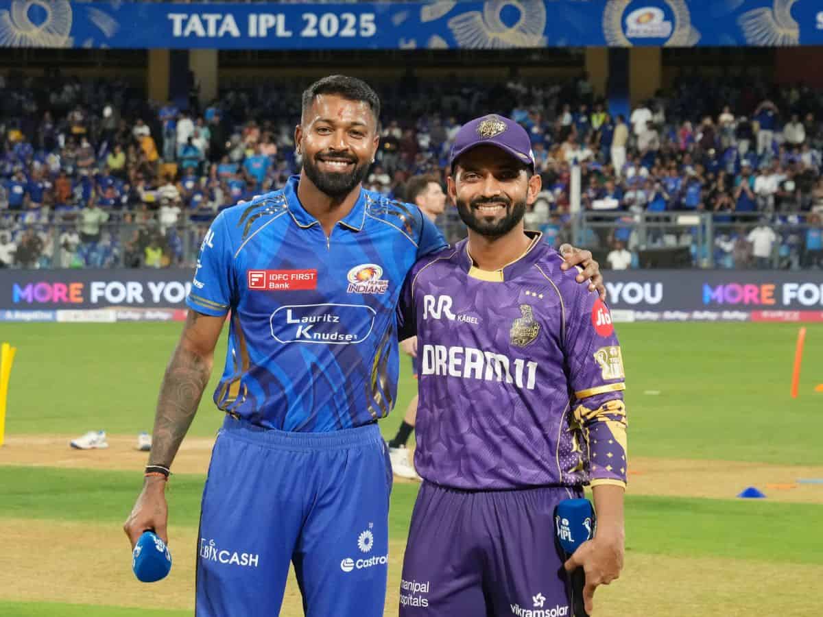 IPL 2025: Mumbai Indians elect to bowl first against KKR