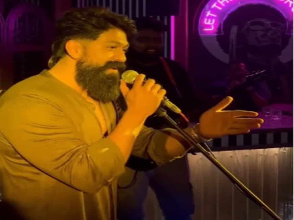 'KGF' star Yash sings 'Jotheyali Jothe Jotheyali' for wife Radhika Pandit