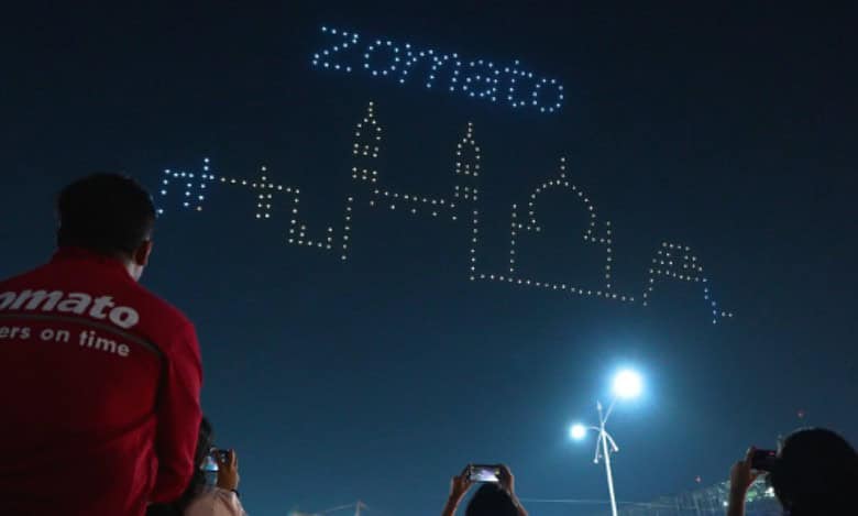 Zomato’s 300 drones paint Hyderabad’s sky in celebration of Ramzan