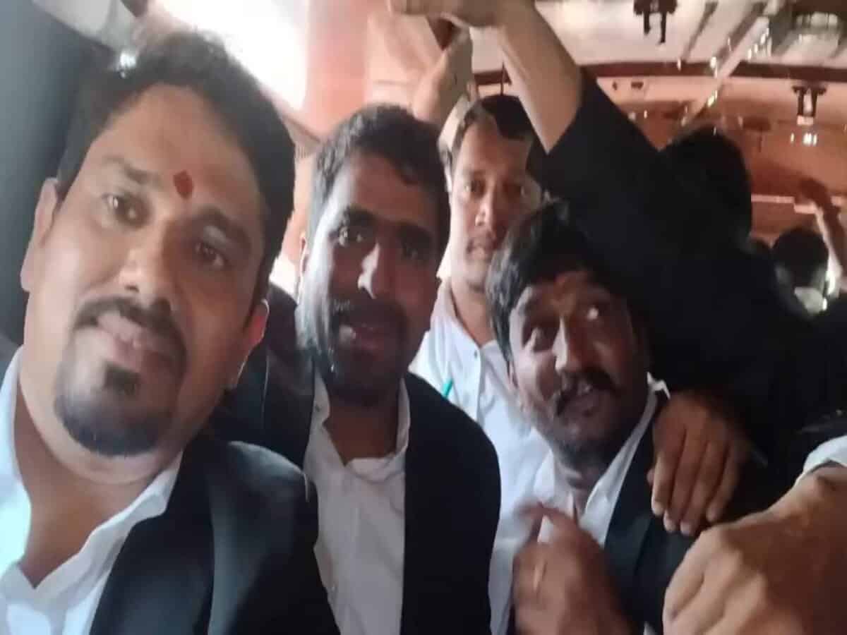 Advocates taken into preventive custody during protest near Telangana Assembly