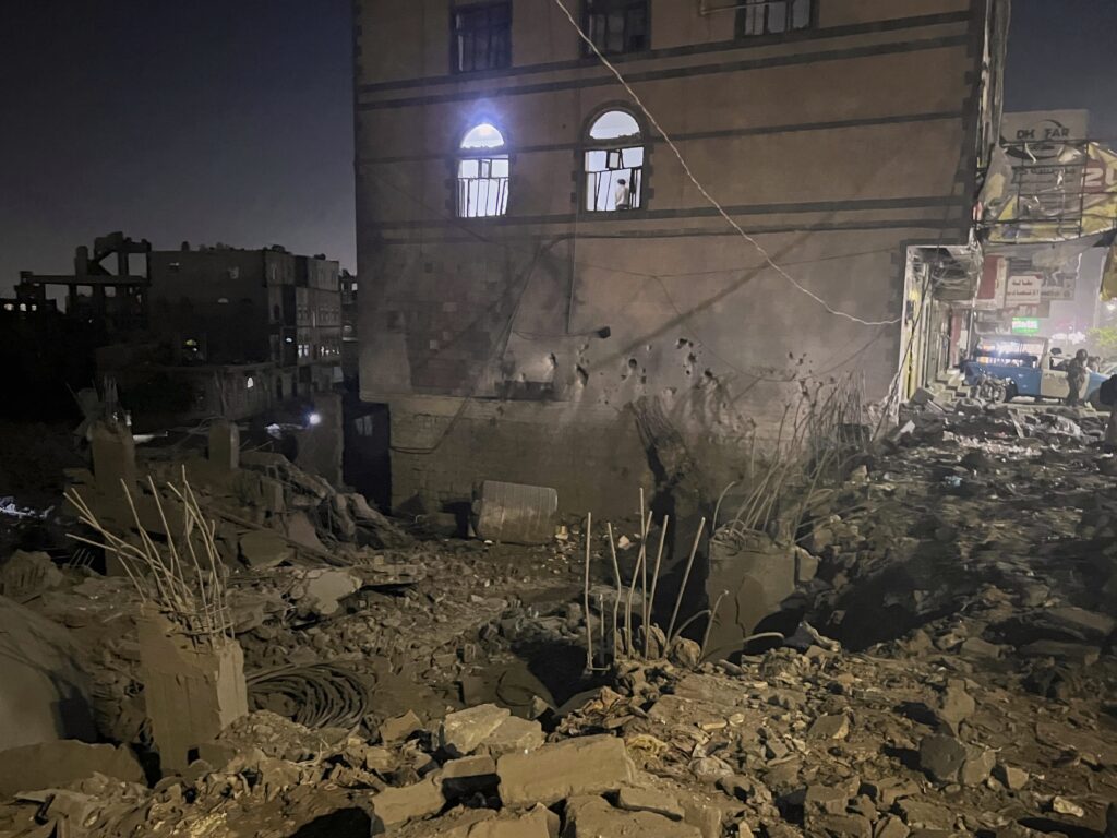 U.S. airstrikes in Sanaa