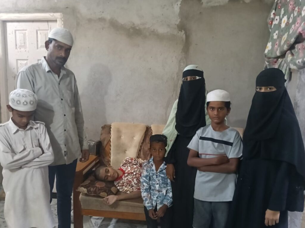 Bilquees Begum and her family