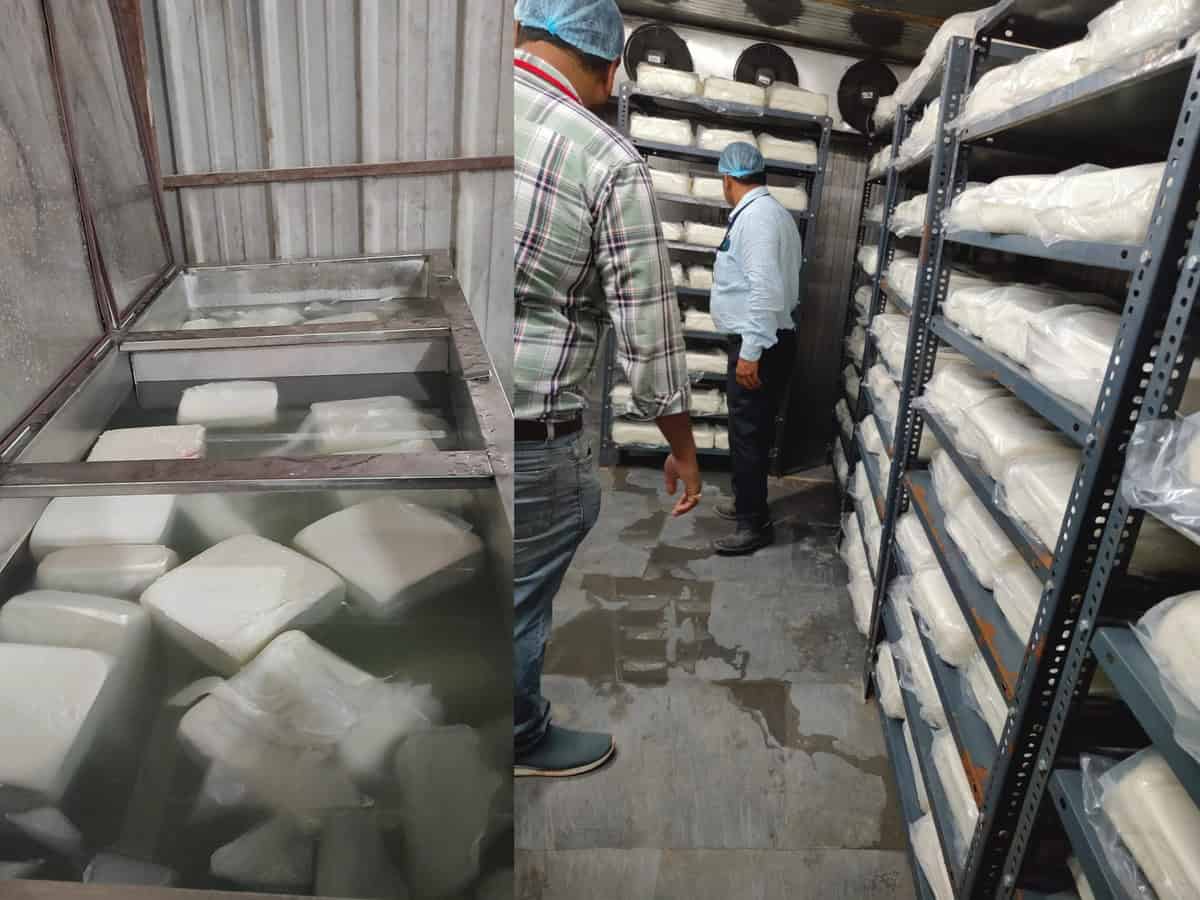 Raids conducted at dairy units in Hyderabad