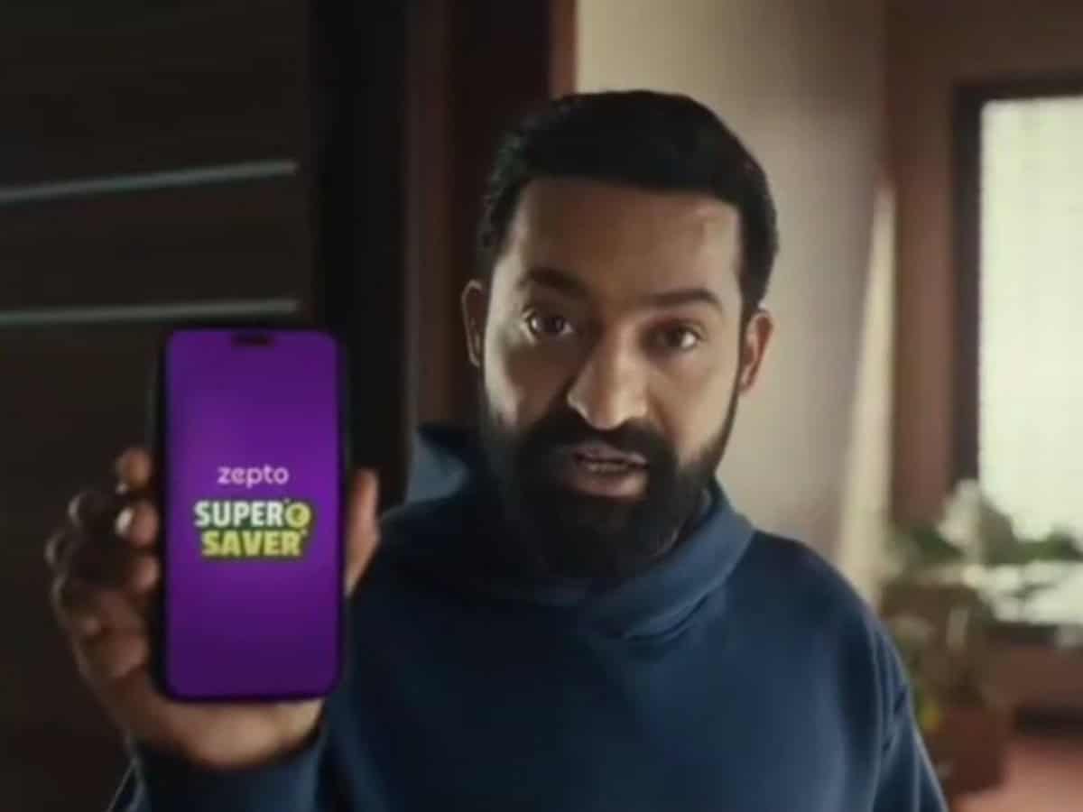 Fans react to Jr NTR’s unusual look in Zepto ad