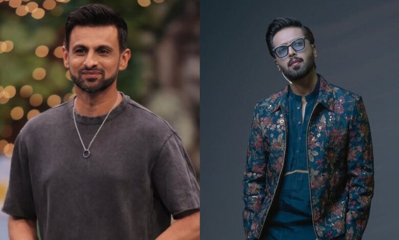 Shoaib Malik makes fun of Fahad Mustafa's dressing, video viral