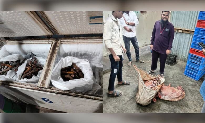 Spoiled paya, gurde, kaleji among 12 tons of offal seized in Mangalhat