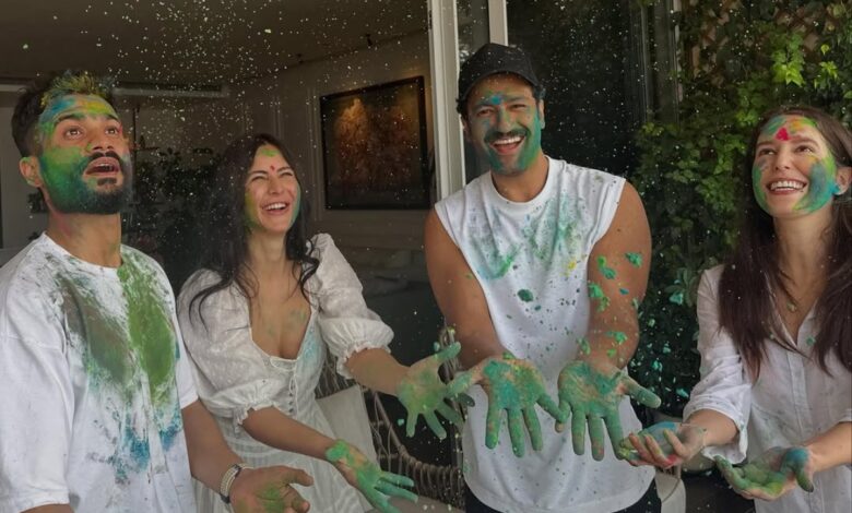 Katrina Kaif, Vicky Kaushal wishes everyone 'Happy Holi' with some perfect family pics