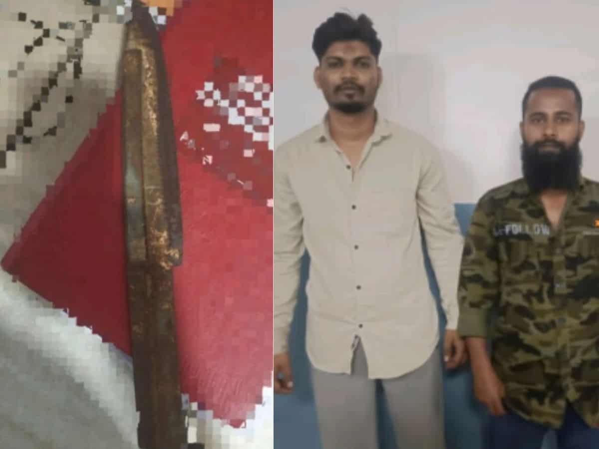2 held for threatening shopkeeper with knife in Golconda