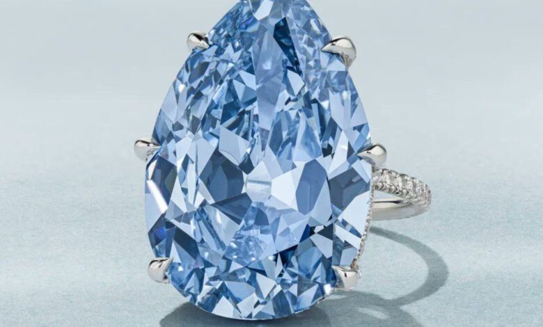 Golconda Blue Diamond to be auctioned in Switzerland