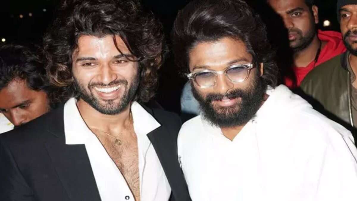 Rowdy star Vijay Deavarakonda and Allu Arjun