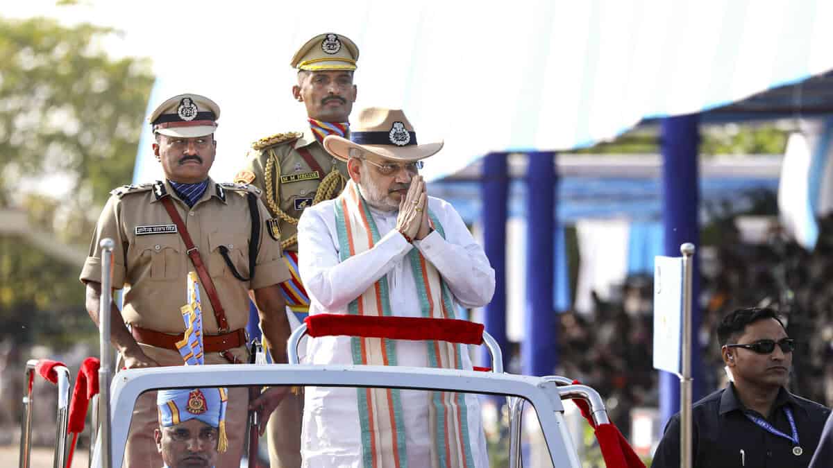 Amit Shah attends CRPF Raising Day celebration in MP