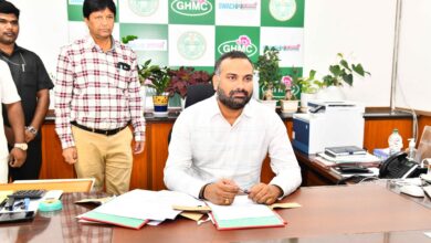 Commissioner of the Greater Hyderabad Municipal Corporation (GHMC), R V Karnan