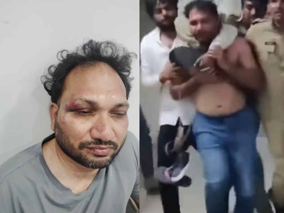 Youtube channel operator D Girish allegedly attacked by Bandi Sanjay's henchmen.