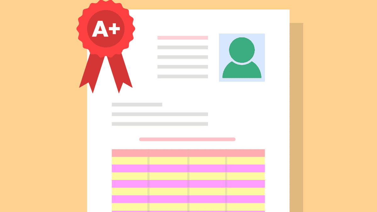 Representational image of score card of IIT JEE results 2025