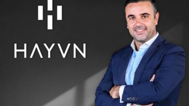 Photo of Christopher Flinos, co-founder and former chief executive of Hayvn Group.