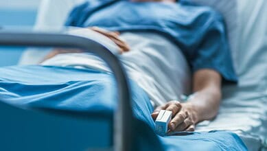 Representational Image of man in hospital