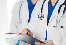 Representational Image of Hyderabad doctors wearing white coats and stethoscope