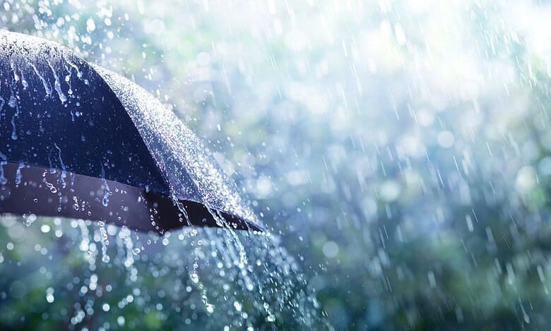 Representational Image of rains in Hyderabad