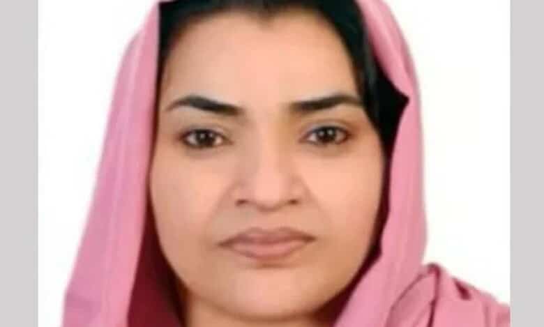 Close-up portrait of Sajinabanu C, an Indian expat from Kerala, who lost her life in a UAE road accident while returning from an Eid holiday.