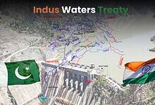 Five rivers that run between India and Pakistan
