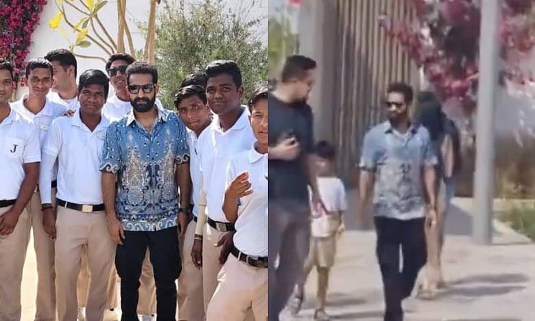 This shirt Jr NTR wore in Dubai might break your bank, see price