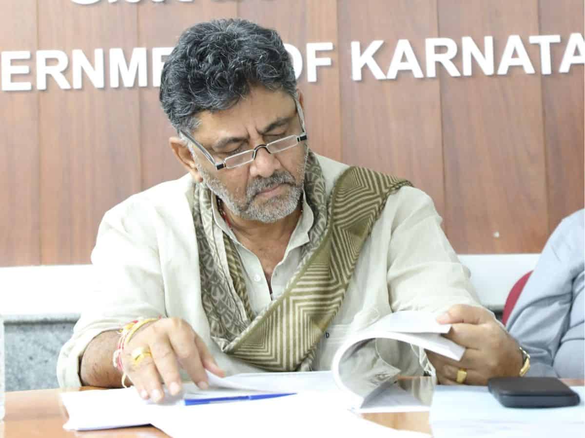 Karnataka Deputy Chief Minister D K Shivakumar