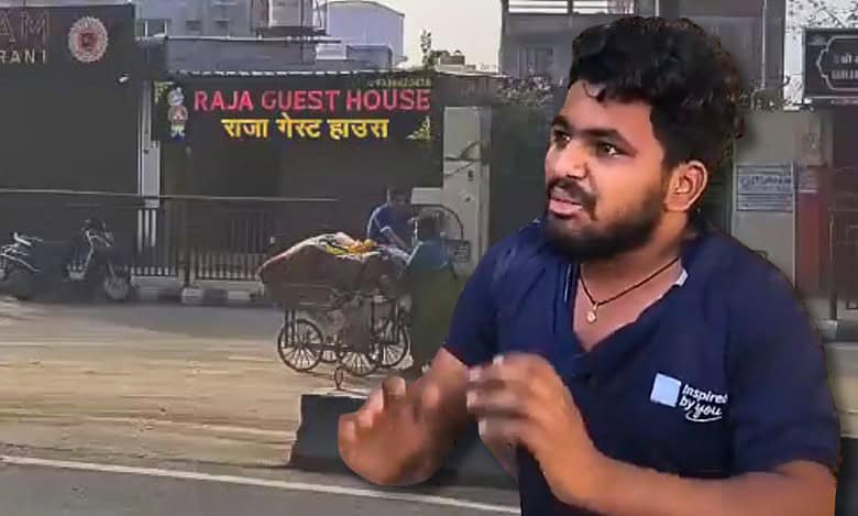 Video: Man caught filming women bathing at Ayodhya guest house