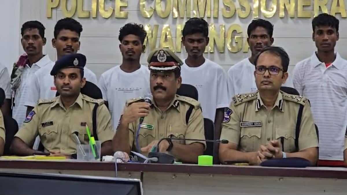 Maoists surrender in Telangana's Warangal