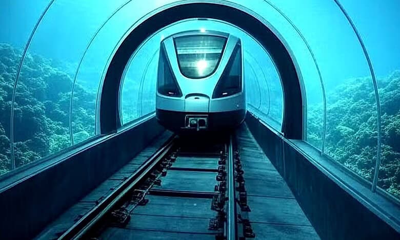 Representative image of underwater train