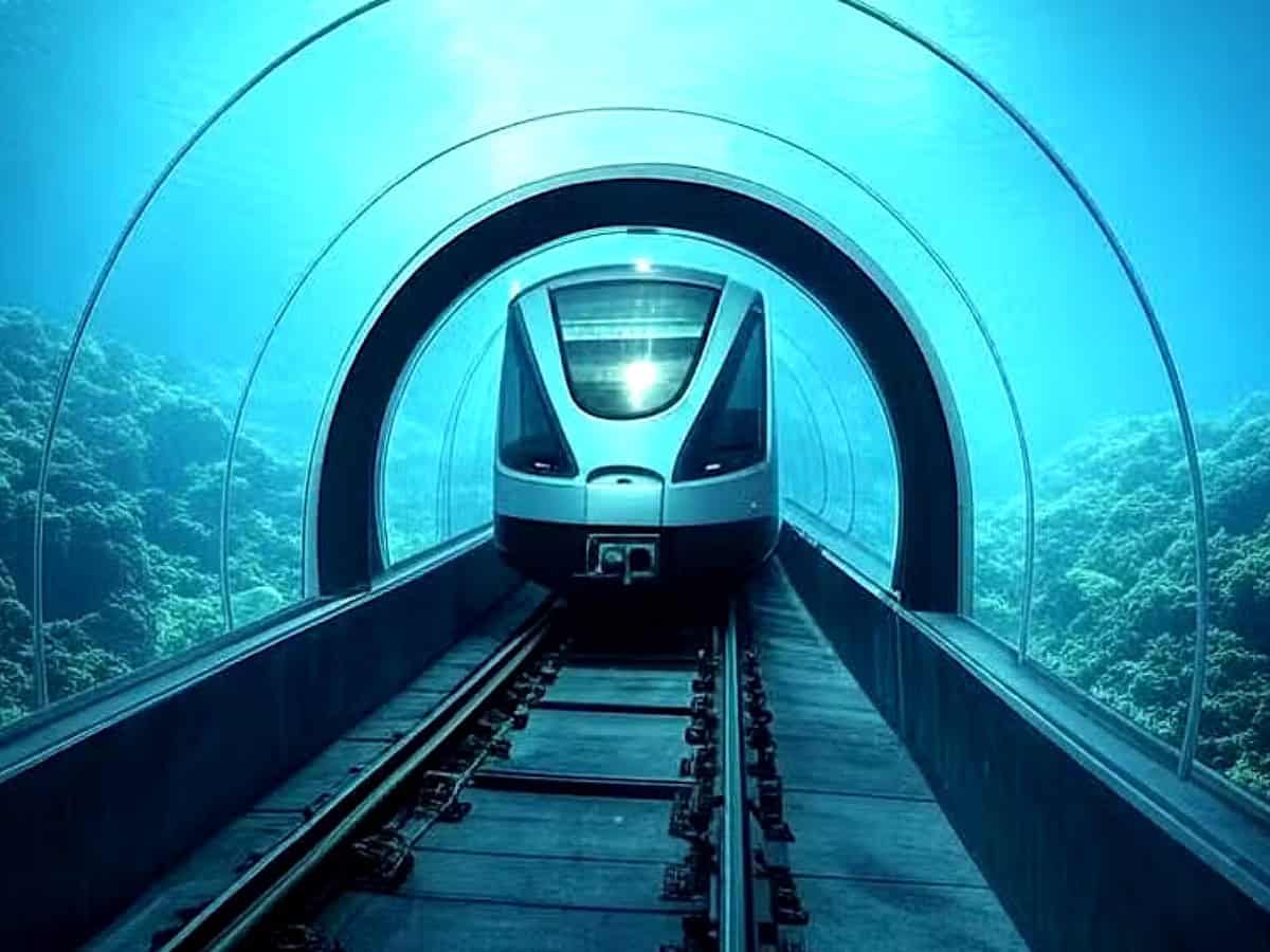 Representative image of underwater train