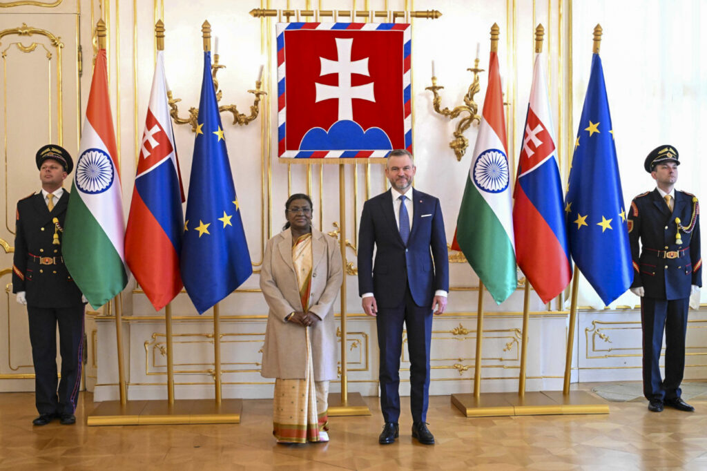 President Droupadi Murmu in Slovakia