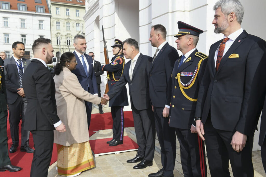 President Droupadi Murmu in Slovakia
